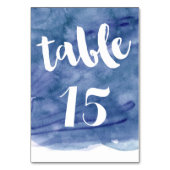 Numéro De Table Lave-linge couleur bleu (Dos)