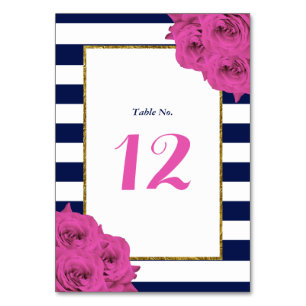 Numéro De Table Le Chic Moderne Luxe Mariage Collection Rose Roses