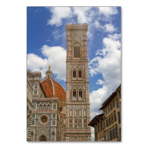 Numéro De Table Le clocher de Giotto à Florence, Italie