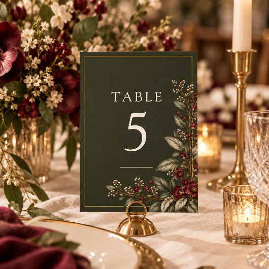Numéro De Table Le Jardin de Vigne