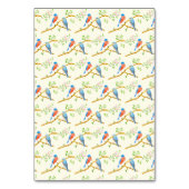 Numéro De Table Le Mariage des oiseaux bleus (Dos)