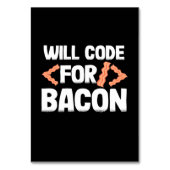 Numéro De Table Le Programmeur Va Code Pour Bacon (Par défaut)
