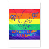 Numéro De Table Les gays ont des droits (Dos)