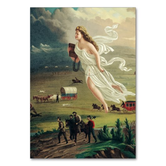 Numéro De Table Les progrès américains par John Gast (Par défaut)