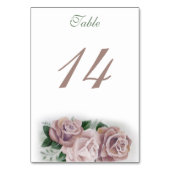 Numéro De Table Lesbiennes Mariées Regency Rose Roses (Par défaut)