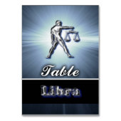 Numéro De Table Libra (Dos)