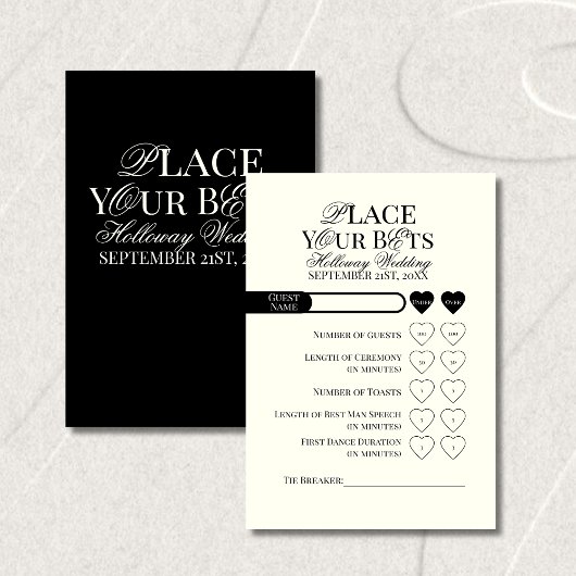 Numéro De Table Lieu de Mariage Faites Vos Paris Modèle Éditable