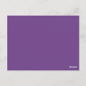 Numéro de table Lilac Damask (Dos)