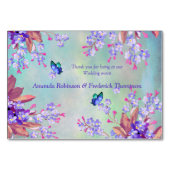 Numéro De Table Lilac Lavender Mariage (Dos)