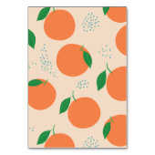 Numéro De Table Little Cutie Baby shower moderne orange (Dos)