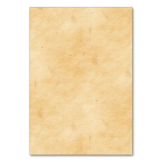 Numéro De Table Look Old Parchment Background (Dos)