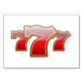Numéro De Table Lucky Sevens - Slot Machine Jackpot (Dos)