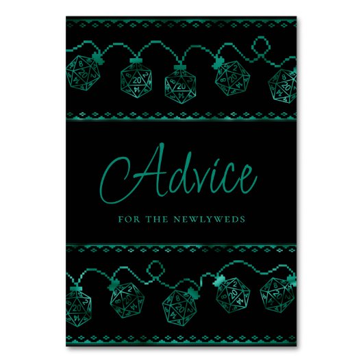 Numéro De Table Luminateurs RPG | Tablette Imaginaire vert turquoi (Par défaut)