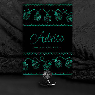 Numéro De Table Luminateurs RPG   Tablette Imaginaire vert turquoi