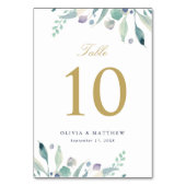 Numéro de table Luxe Floral Mariage (Par défaut)