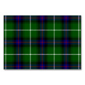 Numéro De Table MacDonald tartan bleu vert plaid (Devant)
