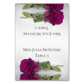 Numéro De Table Magenta Cassis Rose Wedding (Par défaut)