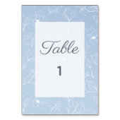 Numéro De Table Magnolia Bleu (Dos)