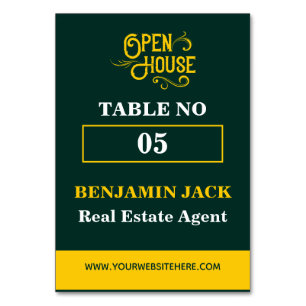 Numéro De Table Maison à vendre élégante verte émeraude et or