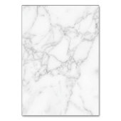 Numéro De Table Marbre Blanc (Dos)