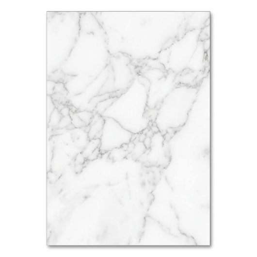 Numéro De Table Marbre Blanc (Par défaut)