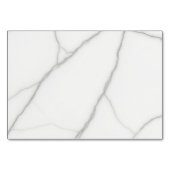Numéro De Table Marbre Blanc (Dos)