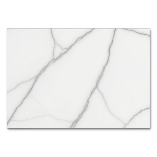 Numéro De Table Marbre Blanc (Devant)