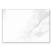 Numéro De Table Marbre Blanc (Dos)