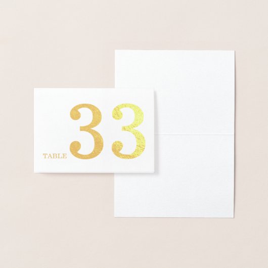 Numéro de table mariage (Affichage)