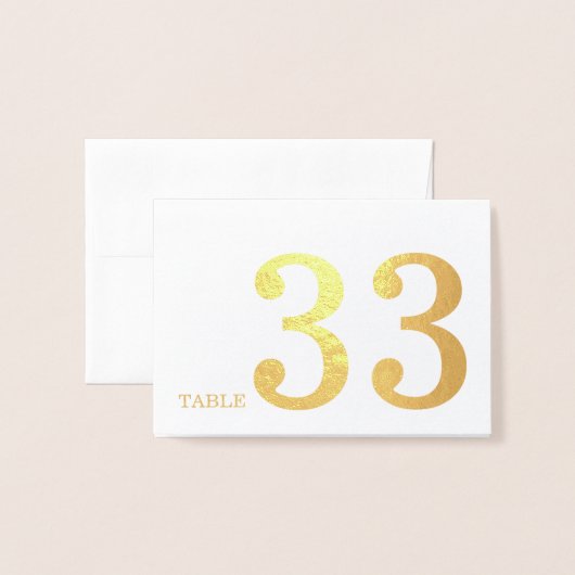 Numéro de table mariage (Devant avec enveloppe)