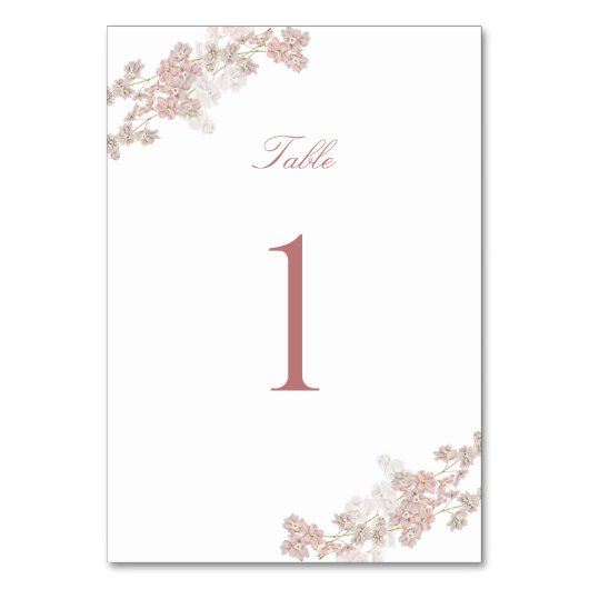 Numéro De Table Mariage à double face souple flush (Par défaut)
