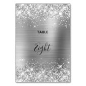 Numéro De Table Mariage à huile d'argent (Dos)