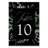 Numéro De Table Mariage à la Végétation Luxuriante (Par défaut)