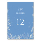 Numéro De Table Mariage à thème Blue Toile Ocean (Par défaut)