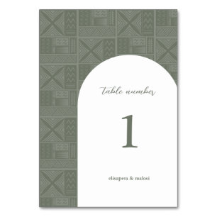 Numéro De Table Mariage Apia