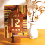 Numéro De Table Mariage arc-en-ciel des années 70<br><div class="desc">Transportez vos invités à l'ère les années 70 super avec nos numéros de table Retro! Chaque numéro est décoré de couleurs vives, d'une typographie audacieuse et de symboles iconiques tels que des étoiles chatoyantes, ajoutant une touche de nostalgie à vos tables de réception. Conçus pour compléter les festivités sur le...</div>