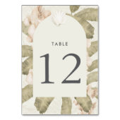 Numéro De Table Mariage au Jardin Botanique (Par défaut)