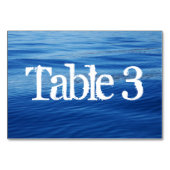 Numéro De Table Mariage au lac Tahoe (Devant)
