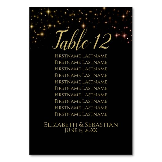 Numéro de table Mariage avec tableau de sièges (Par défaut)