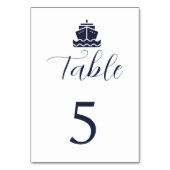 Numéro De Table Mariage bateau de croisière nautique (Par défaut)