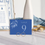 Numéro De Table Mariage Birdcage<br><div class="desc">Numéro de table mariage bleu avec design vintage élégant. Délicat et romantique avec une palette de couleurs dans les tons bleus inspirés de la toile rustique française, porcelaine chic chinoiserie, poterie de luxe, les époques géorgienne, régence et victorienne. Pour coordonner les invitations, la papeterie, les jeux et la décoration de...</div>