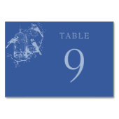 Numéro De Table Mariage Birdcage (Devant)