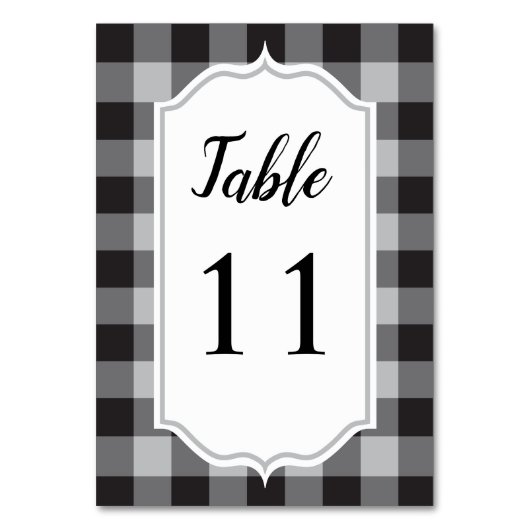 Numéro De Table Mariage blanc noir blanc blanc blanc classique Buf (Par défaut)