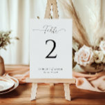 Numéro De Table Mariage blanc simple et élégant<br><div class="desc">Coordonnez votre réception avec des numéros de table blancs simples et élégants. Maintenez un look cohérent avec un arrière - plan blanc, des lettres serif classiques et des noms personnalisés, offrant une touche élégante et organisée à chaque table. Ces numéros de table méticuleusement travaillés confèrent un charme raffiné à votre...</div>