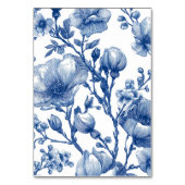 Numéro De Table Mariage Bleu Marine Et Argent (Dos)