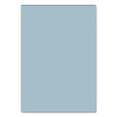 Numéro De Table Mariage Bleu Poussiéreux (Dos)