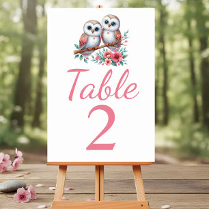 Numéro De Table Mariage Bohème Rustique Campagnard en Forêt de Hib