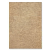 Numéro De Table Mariage campagnard Rustique Burlap Et Dentelle (Dos)