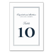 Numéro De Table Mariage classique et simple et élégant (Par défaut)