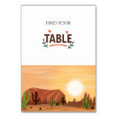 Numéro De Table Mariage classique Terracotta Desert Boho Viral Sty (Par défaut)